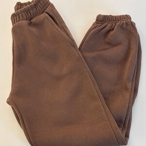 Zara Chocolate Jogger Pants